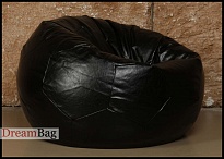 Кресло Мяч Черная Кожа