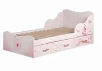 Кровать 90*190 с ящиками Принцесса 5 (комплектация 1)
