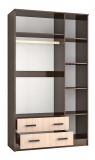 Шкаф комбинированный Лагуна без зеркала